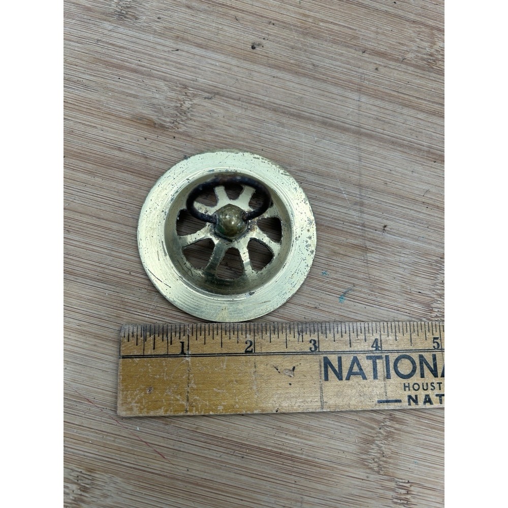 Vintage Brass Sink Strainer - Picture 4 of 4